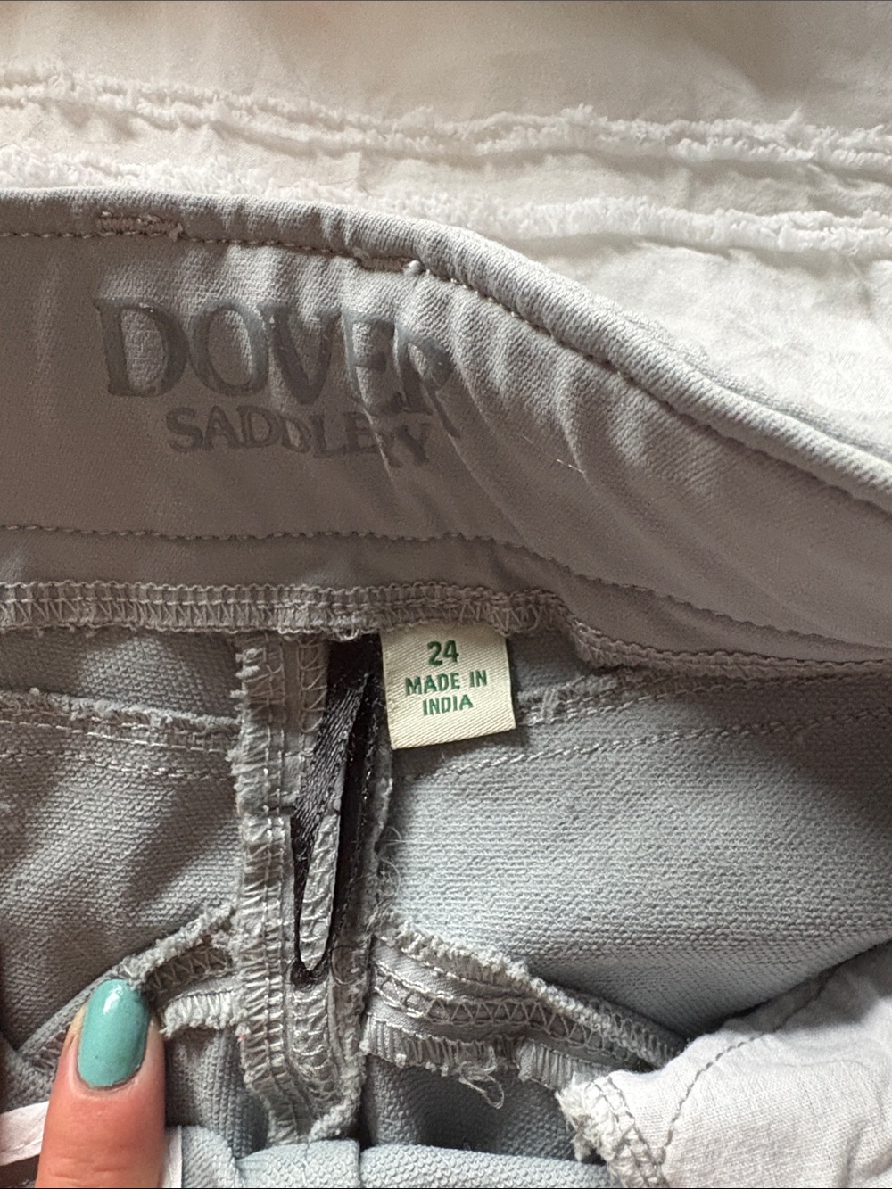 Women’s dover Light Gray Riding Breeches - Picture 2 of 3